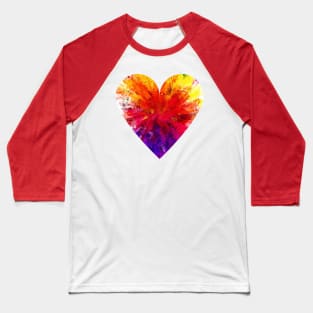 Colorful Prismatic Chromatic Rainbow Gem Ruby Baseball T-Shirt